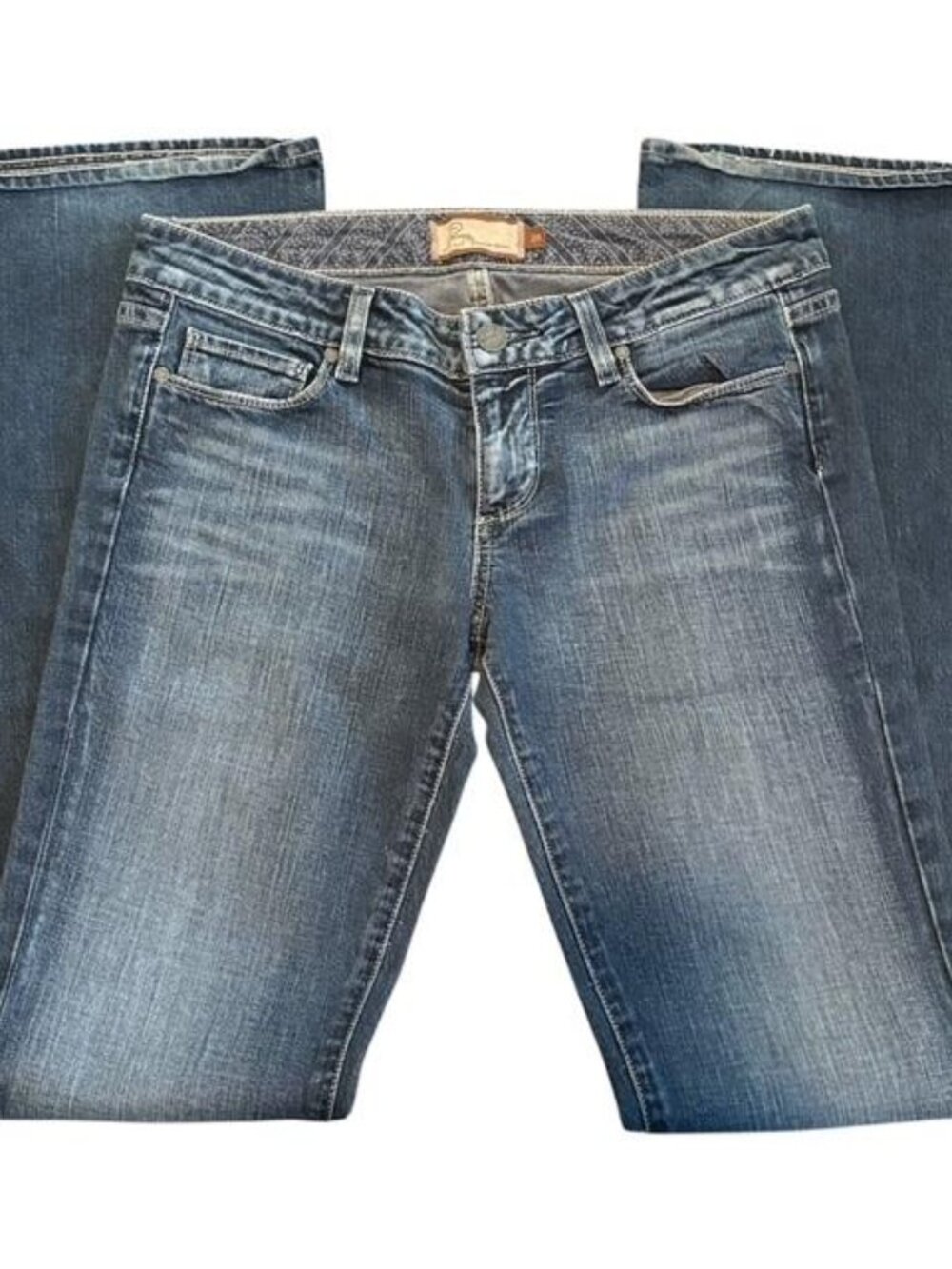 Paige Laurel Canyon Low Cut Bootcut Jeans Women Sz 29